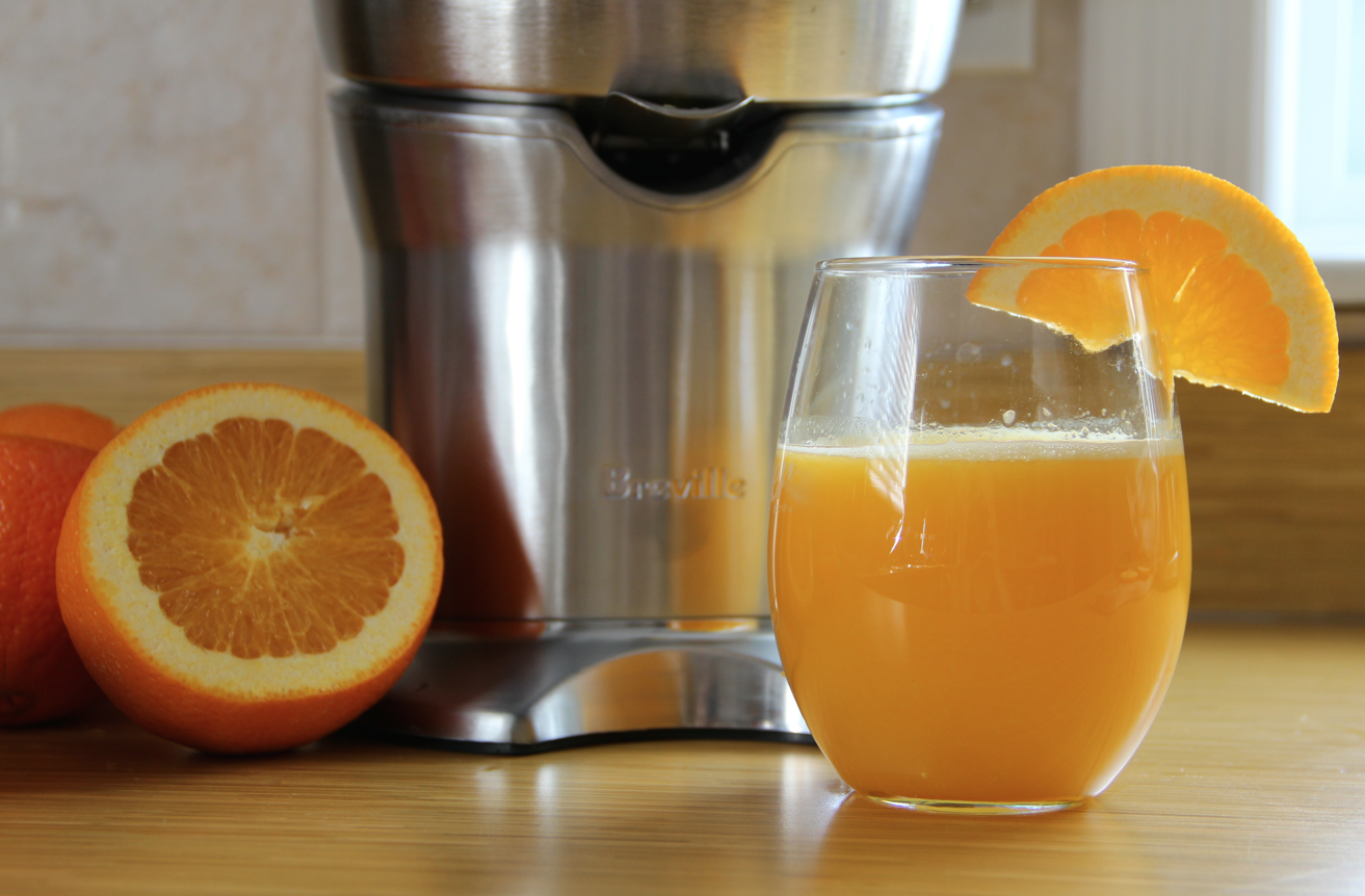 Enjoying Freshly Squeezed Juice With the Breville Citrus Press