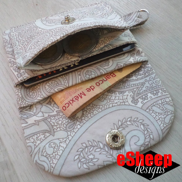 Asaco's Craft Memo Minimalist Wallet crafted by eSheep Designs