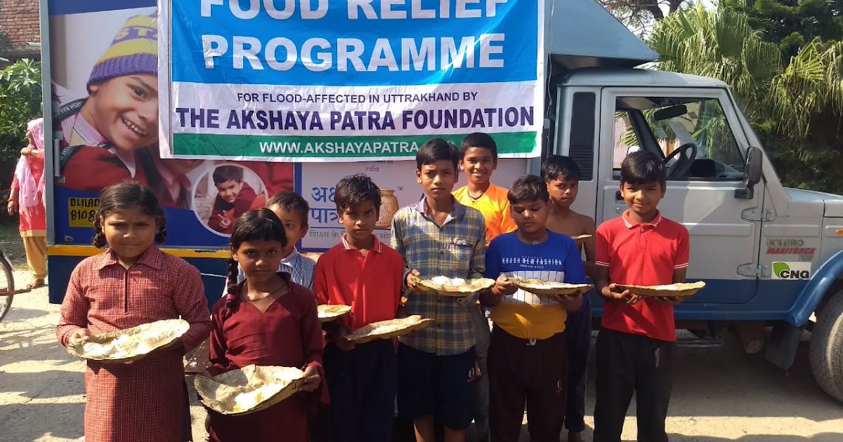 Donate to flood relief activities - Akshaya Patra