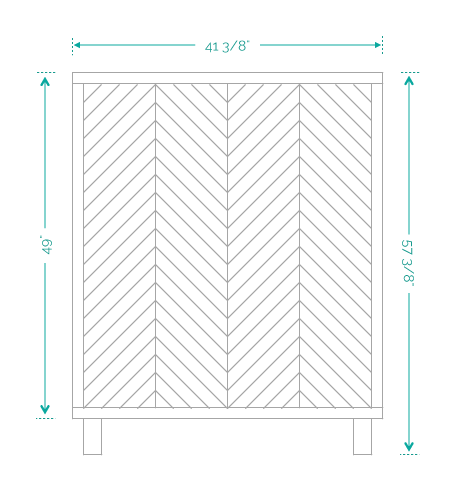 Diy Herringbone Pattern Headboard, How To Measure For Herringbone Tile
