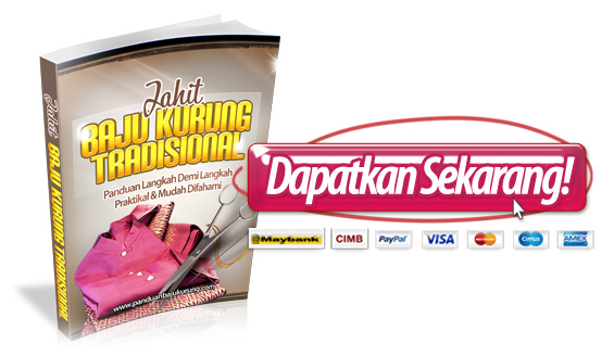 Buku Menjahit Baju Kurung Tradisional
