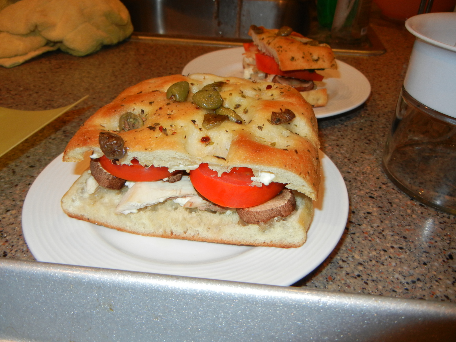 I Heart Food! Costco Green Olive Flatbread Sandwiches