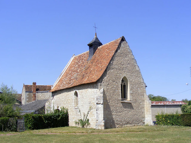 Chapelle de Tous les saints, Preuilly sur Claise, Indre et Loire, France. Photo by Loire Valley Time Travel.