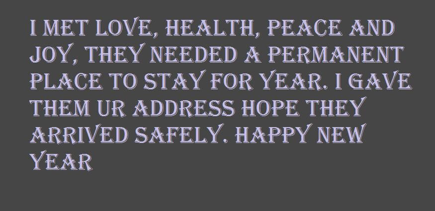 New Year Messages for Lovers