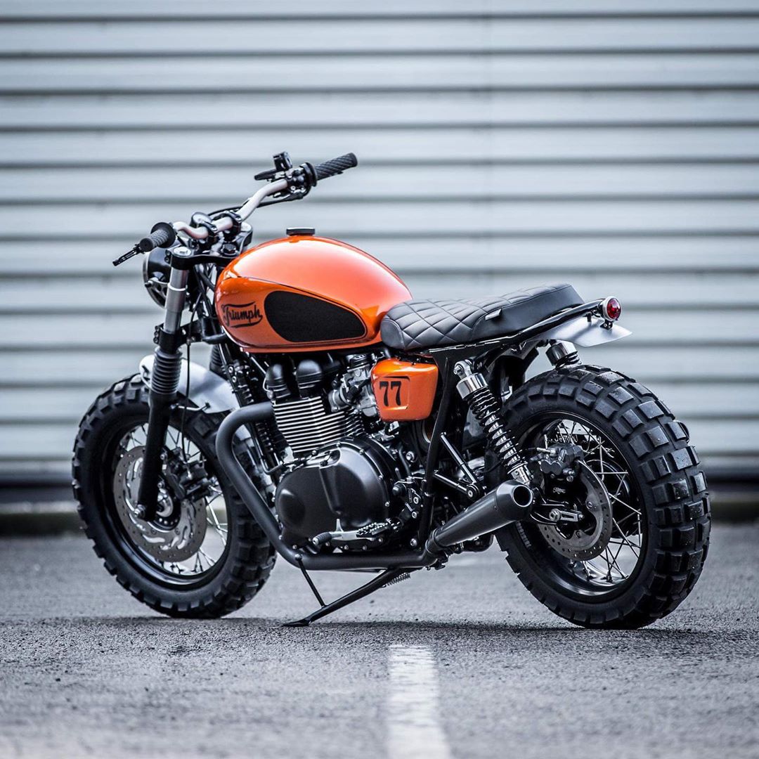 Hell Kustom Triumph Bonneville By Down And Out Cafe Racers