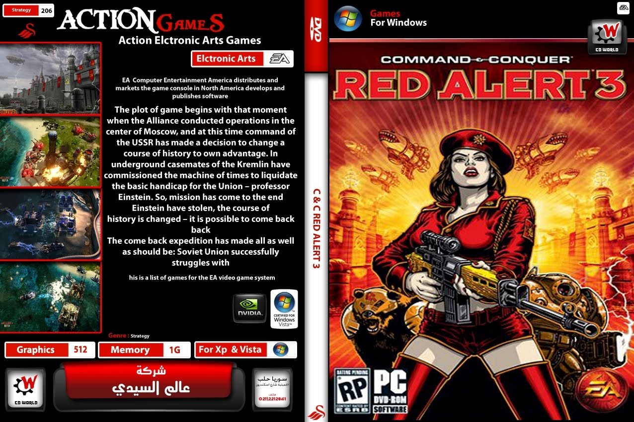 RED ALERT 3 BELI ONLINE GAME KOMPUTER/PC