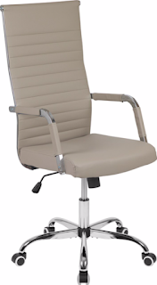 tan leather office chair
