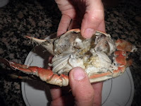 Crabs - preparation - cleaning - serving
