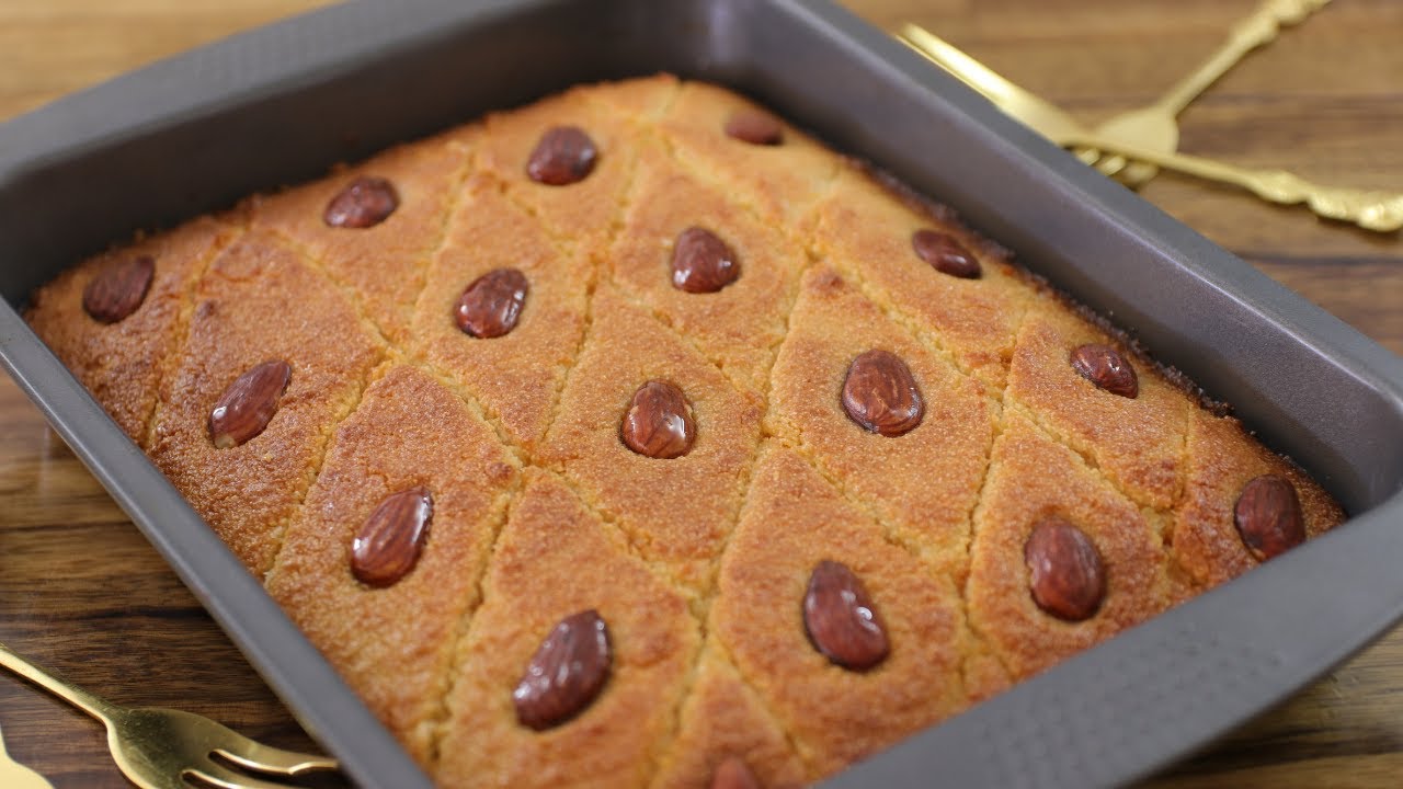 Basbousa%2BRecipe%2B%2528Semolina%2BCake%2529