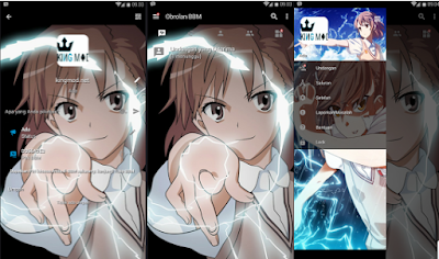 BBM Mod Anime To Aru Kagaku Railgun V3.0.1.25 Apk BBM Mod Anime To Aru Kagaku Railgun V3.0.1.25 Apk