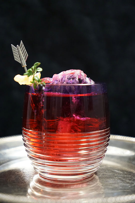 Gastronomista Altos Hibiscus Ginger Tequila and Tonic