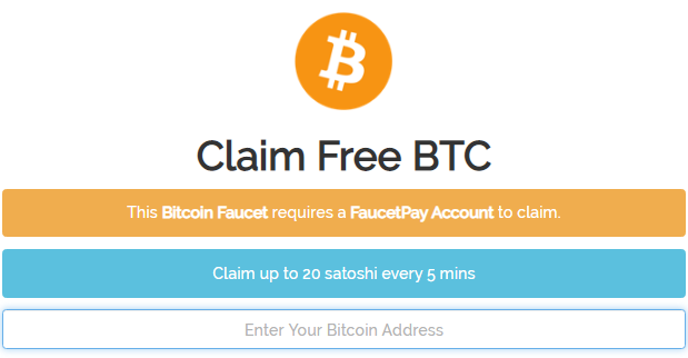 Cara mendapatkan faucet Bitcoin gratis setiap 5 menit