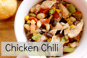Chicken Chili with Black Beans & Corn