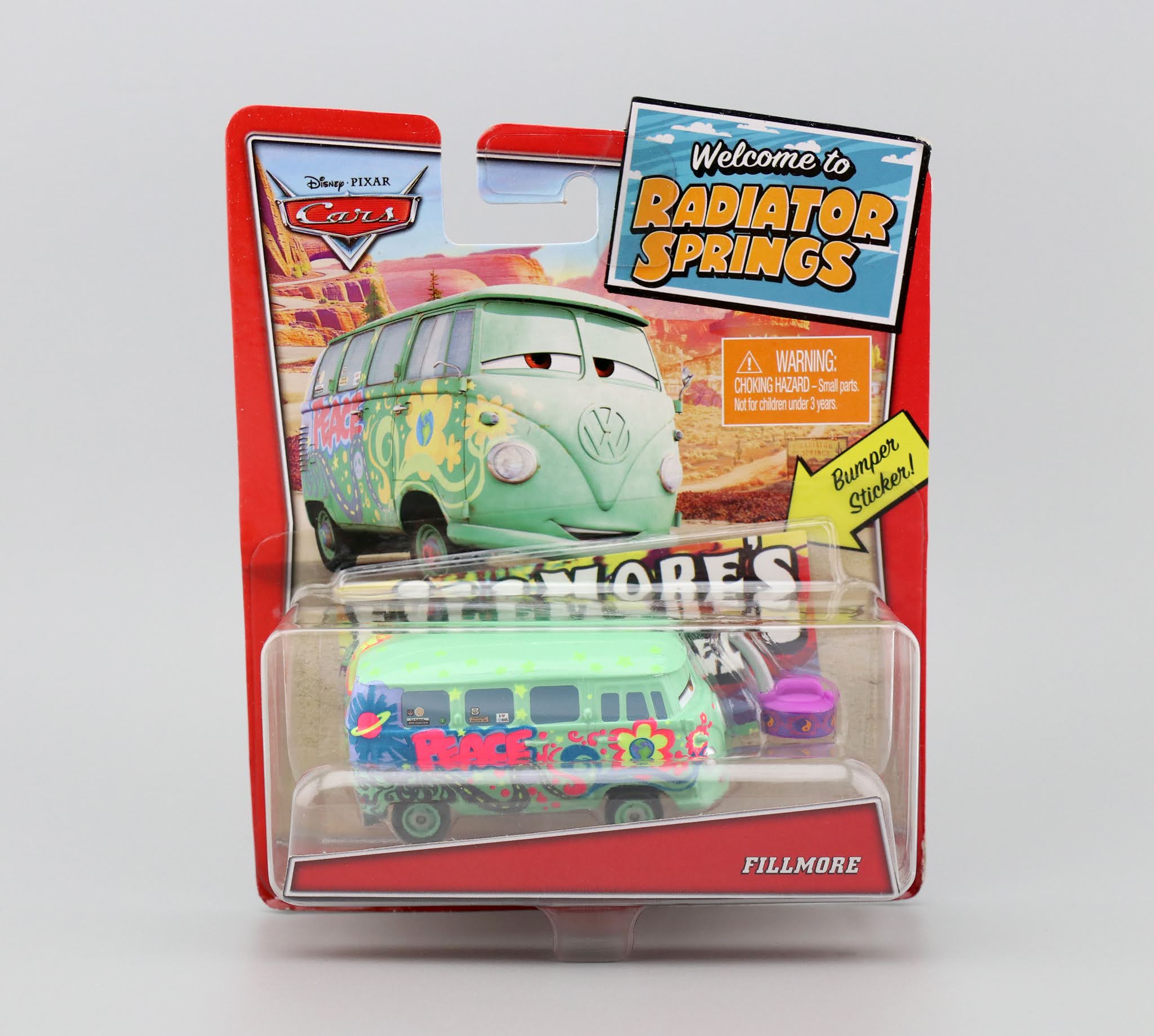 Dan the Pixar Fan Cars Fillmore Fuel & Bumper Sticker