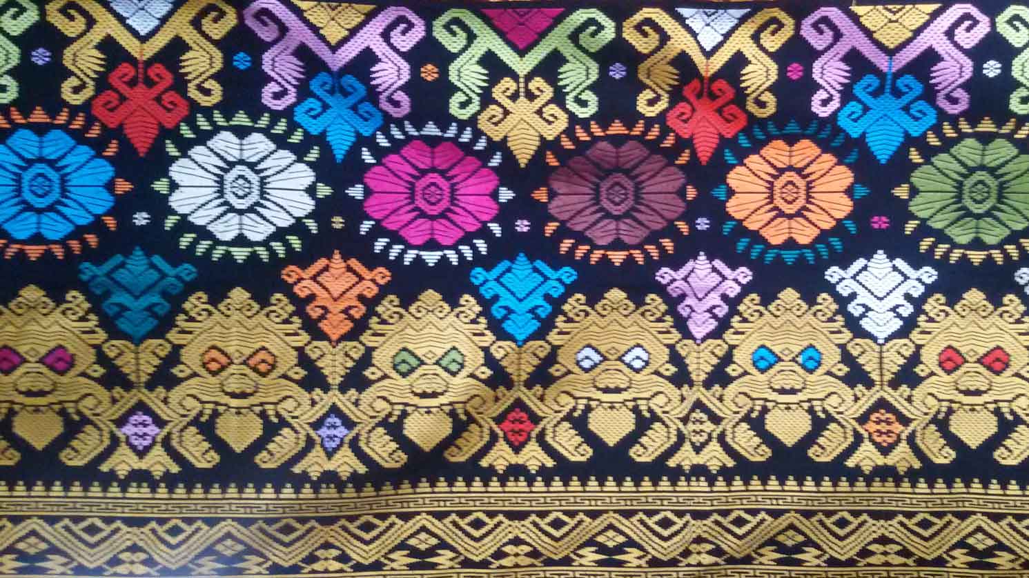 Songket and Embroidery Bali Indonesian Arts And Culture