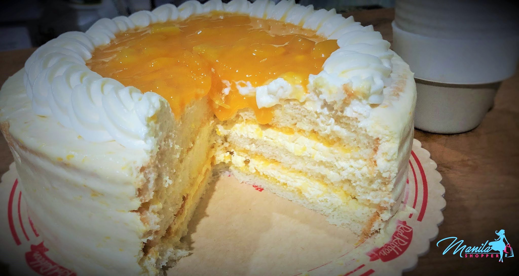 Manila Shopper Try the NEW Red Ribbon Mango Sunrise Cake