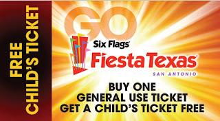 What To Do In San Antonio: Six Flags Fiesta Texas: Free Kids Passes With Coupon