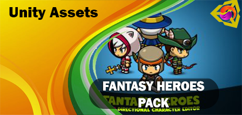 Fantasy Heroes: 4-Directional Character Editor Unity Pack Free Download