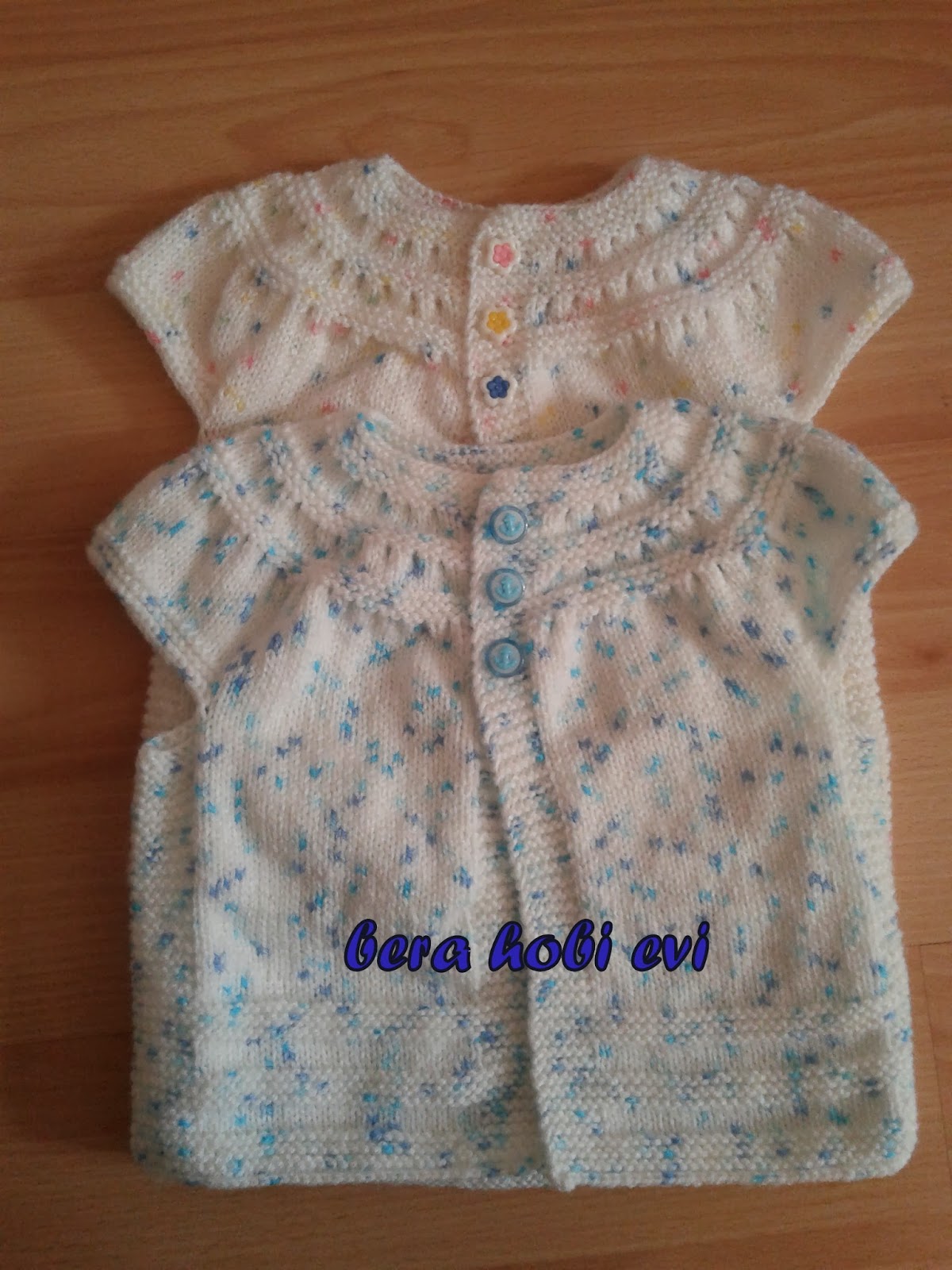 BERA HOBİ EVİ bebek yelekleri BERA HOBİ EVİ bebek yelekleri