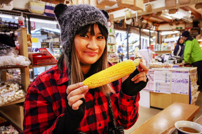 Nagano Nozawaonsen Onsen Tamago Eggs Corn