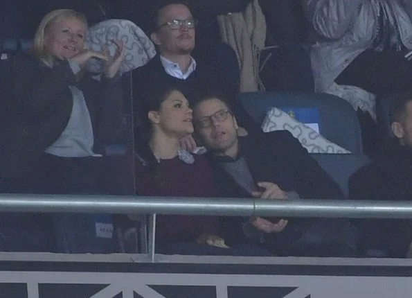 Crown Princess Victoria at 2018 FIFA World Cup European Play-Off match Sweden and Italy at Friends Arena