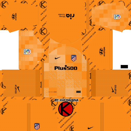 Goalkeeper Kits Dream League Soccer Kits Atletico Madrid 2019 Logo