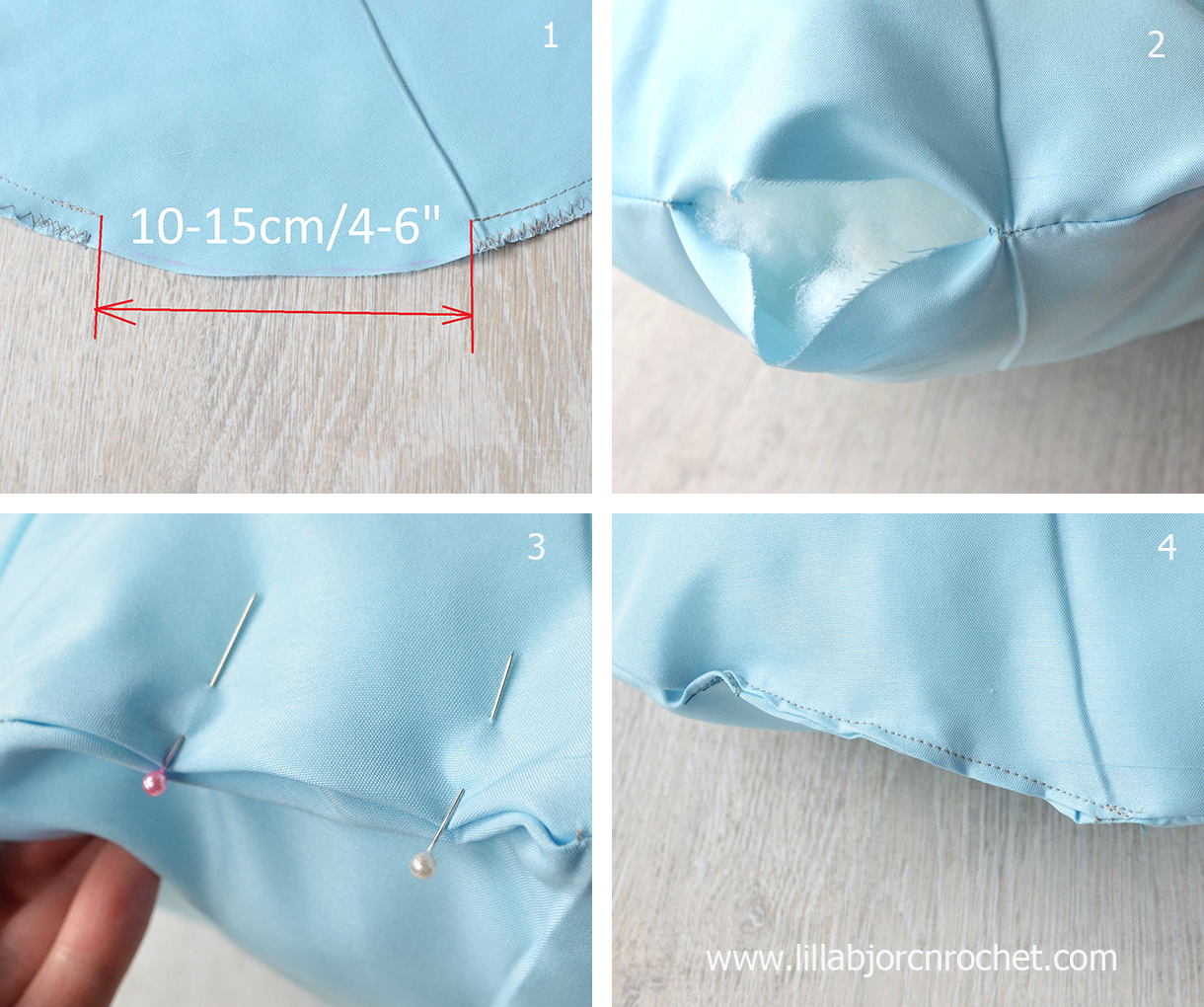 How to Make Round Pillow Form In 4 Easy Steps LillaBjörn's Crochet World