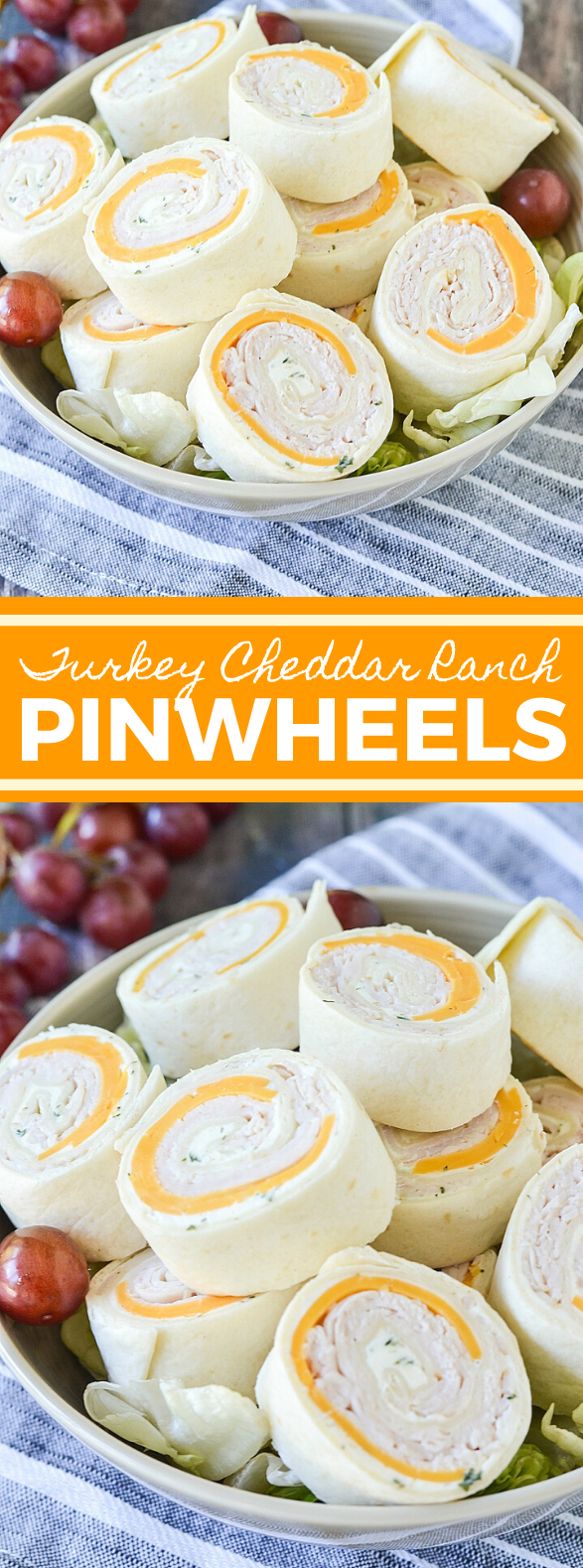 TURKEY CHEDDAR RANCH PINWHEELS #lunch #snack TURKEY CHEDDAR RANCH PINWHEELS #lunch #snack