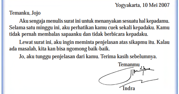 Pengertian Surat Pribadi