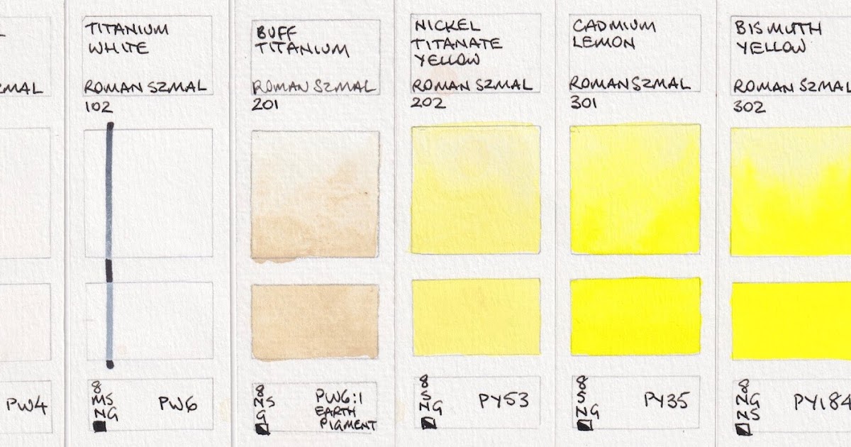 Colour Mixing: Five Yellows in Five Limited Palettes - Jackson's