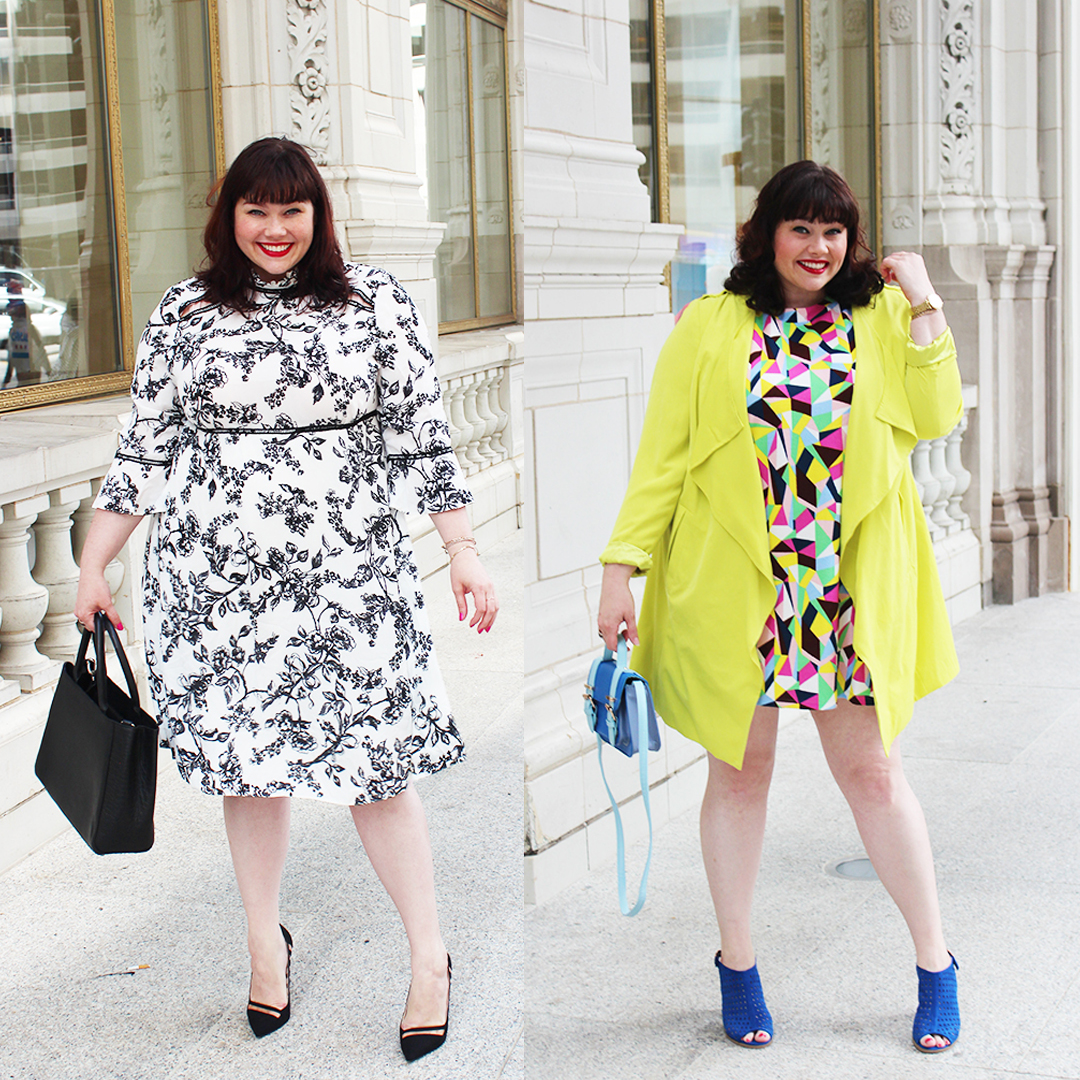 Plus Size Dresses from Simply Be modeled by plus size blogger Style Plus Curves