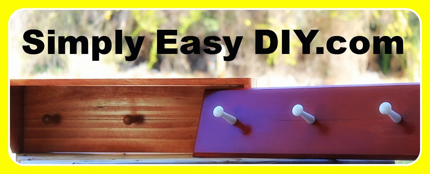 Simply Easy DIY Shaker Style Peg Rack