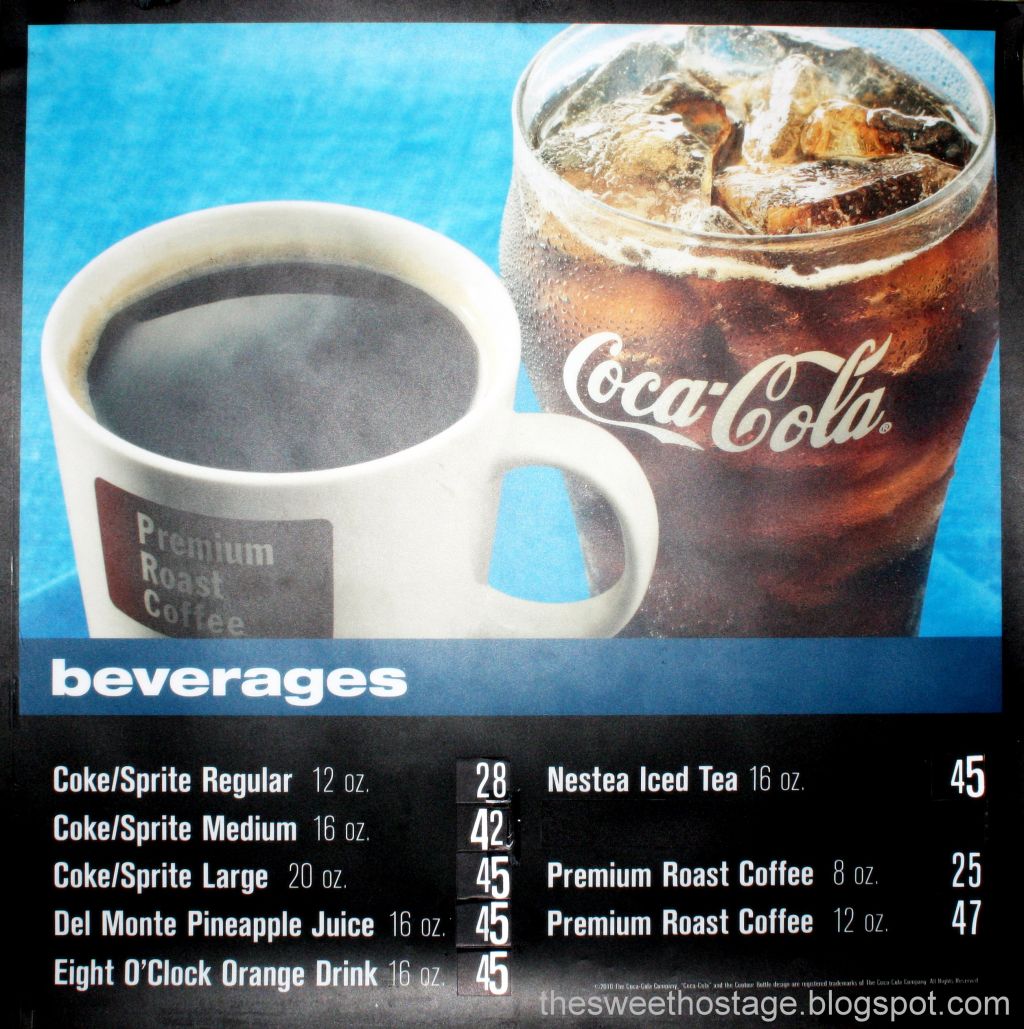SWEET HOSTAGE My Favorite COKE POSTER ( 2 ) Coke and Coffee