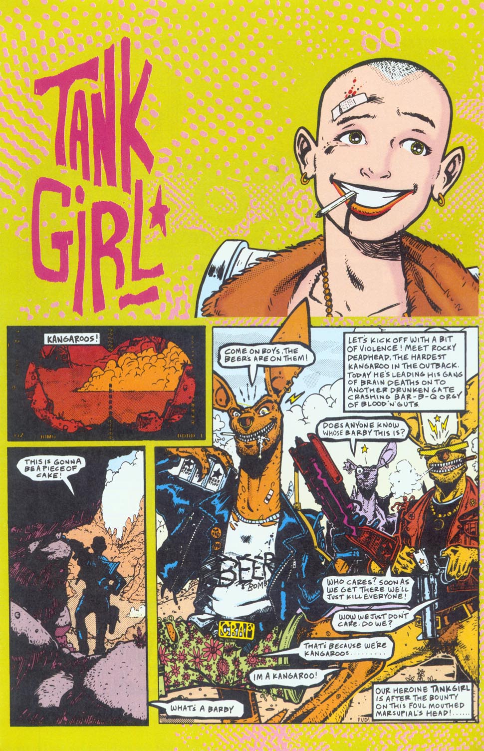Tank Girl Comic part 1 Best Cartoon and Comic