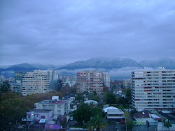Vista de la Cordillera en Santiago