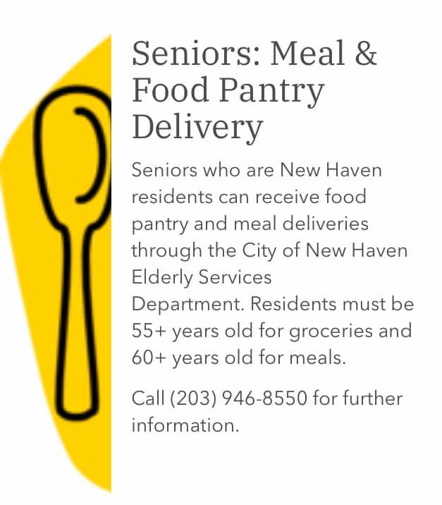 Seniors Meal and Food Pantry Delivery