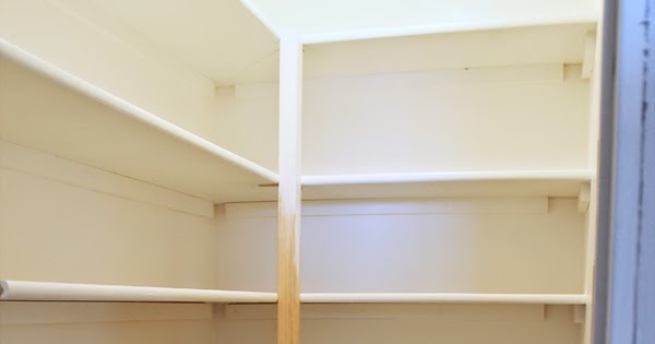 How to build melamine shelves