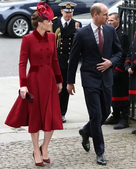 Kate Middleton, Meghan Markle, Countess of Wessex. Emilia Wickstead, Gabriela Hearst, Catherine Walker coat