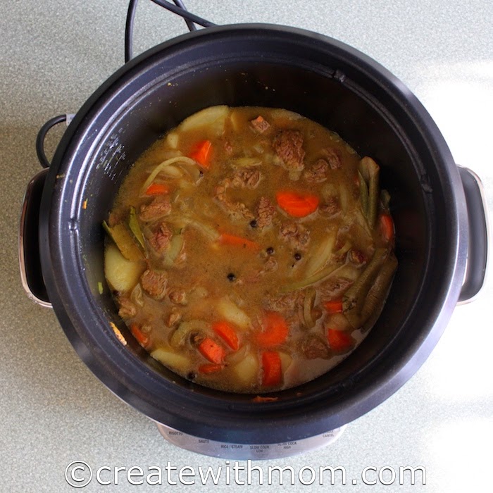 Create With Mom Flavourful Stew made in the Breville Risotto Plus
