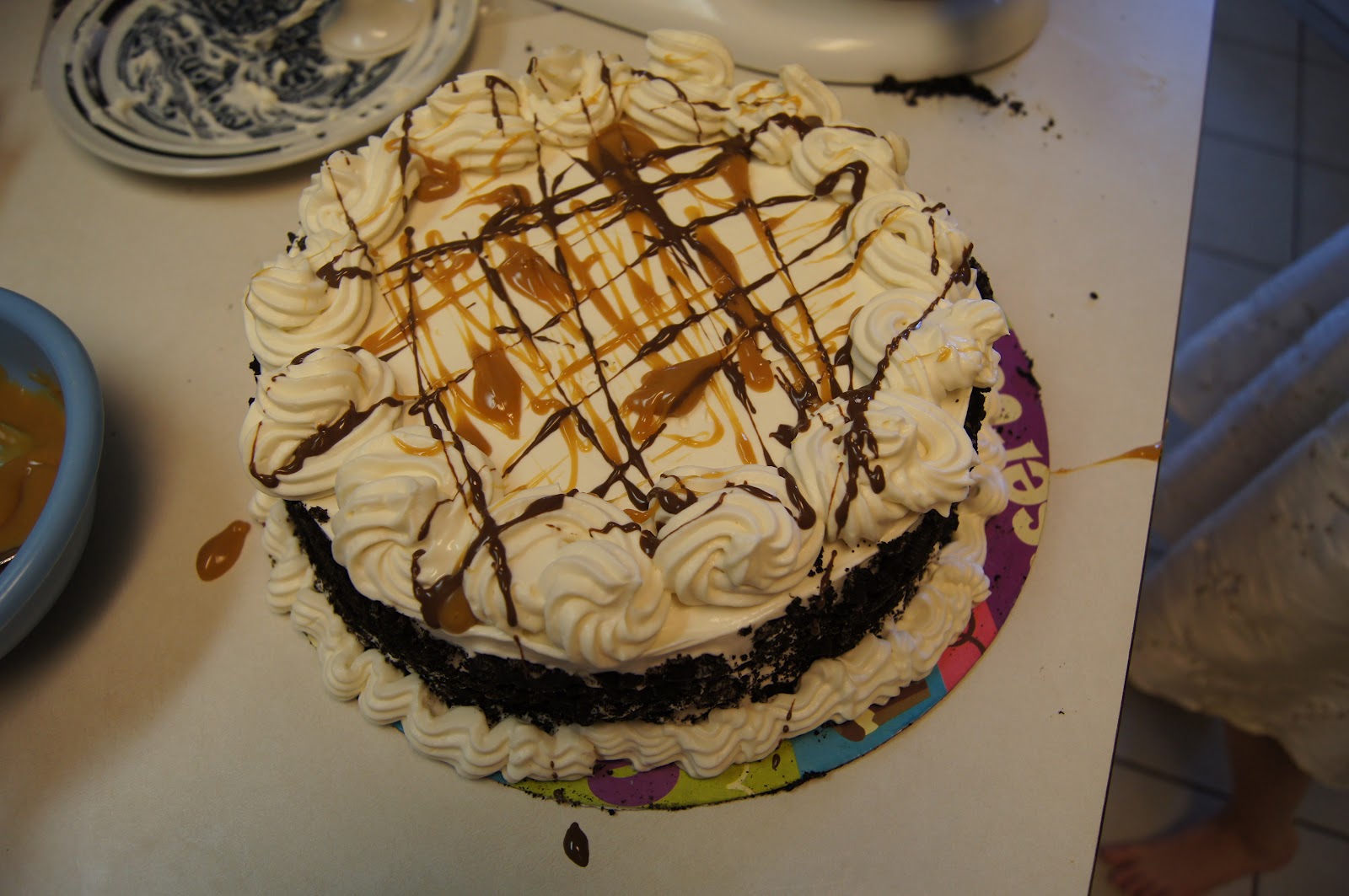 Silly Eclectic My first ice cream cake