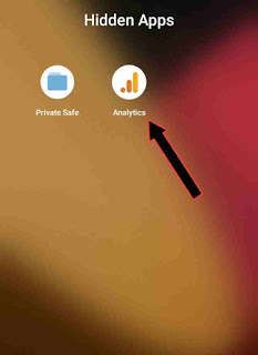 How to open hidden app on realme smartphone