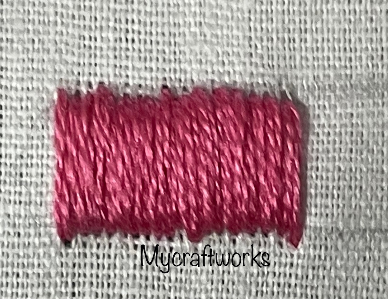 MY CRAFT WORKS Satin Stitch Tutorial / How to do satin stitch?