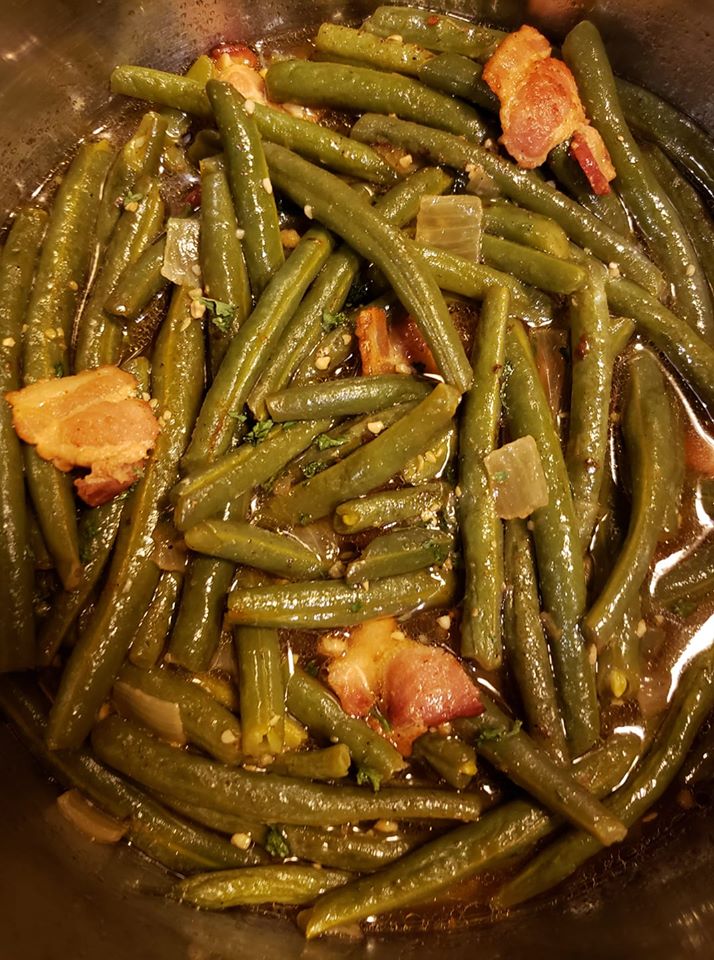 Fresh snapped green beans! Recipes