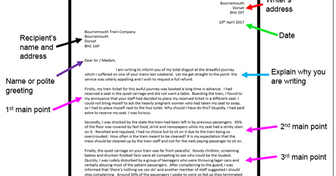Letter Format For Gcse - Letter Format