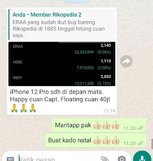 Portofolio Rikopedia dan testimoni member