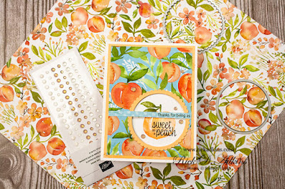 Check out my super easy window card using the Sweet as A Peach Stamp Set from Stampin' Up! Click here to learn more