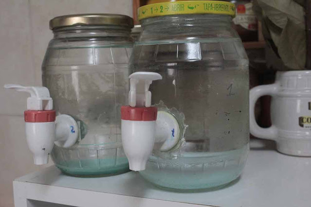envase para extrer agua plasmática