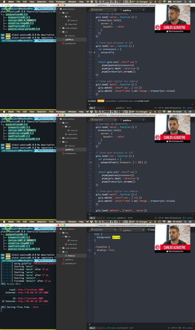 Curso Platzi: Diseño web con PostCSS, el futuro de CSS