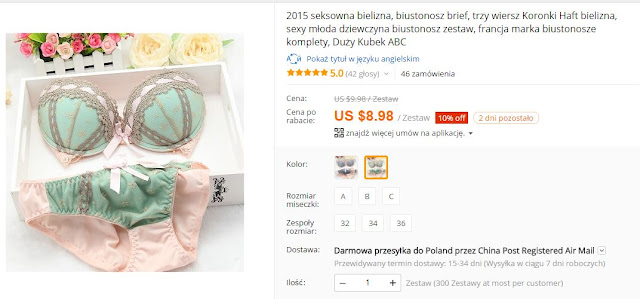 Przewodnik po zakupach biustonoszy na AliExpress jak kupić stanik z AliExpress jaki rozmiar stanika biustonosza kupić z internetu z Chin z AliExpress Aliholik Everythingaliex TelChina Doradca Jarek Aliexpress Polska PL