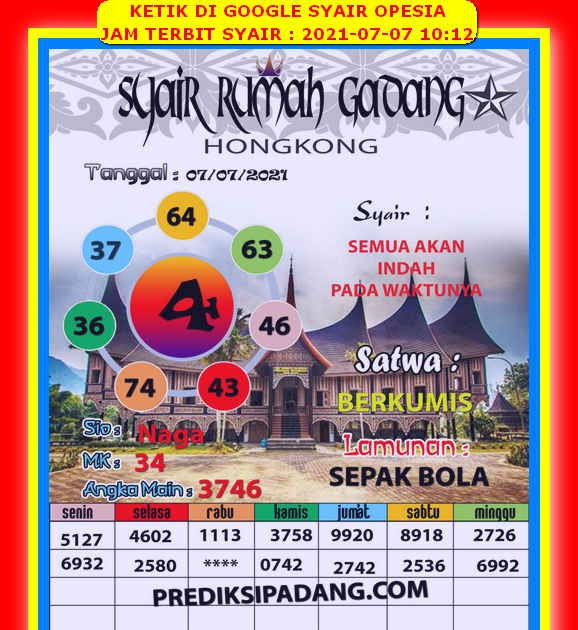 Forum Syair Asiktoto Hk 19 Desember 2021 Terbaru